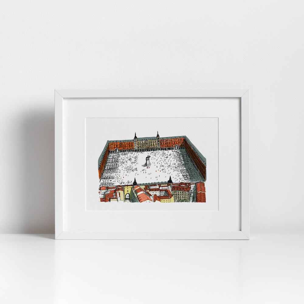 Plaza Mayor Impression Giclée A5