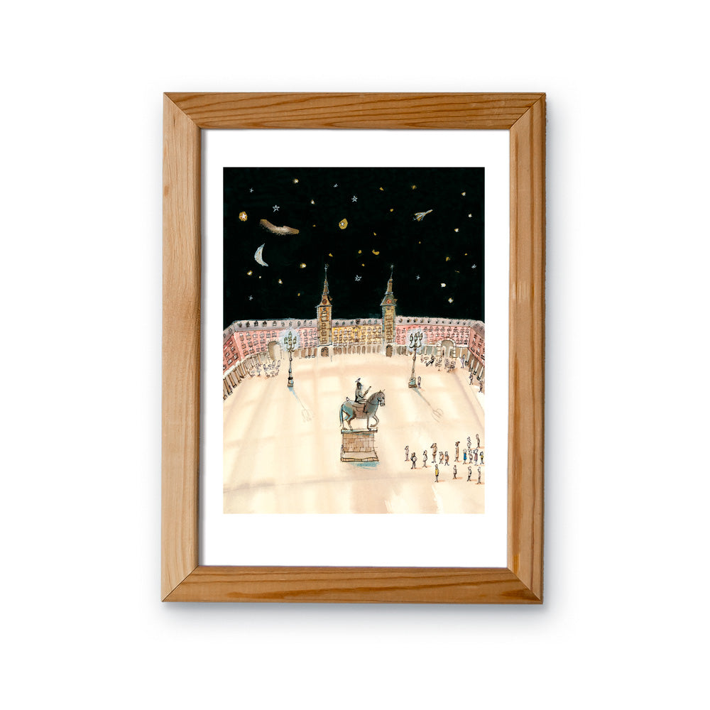 Plaza Mayor Impresión Giclée