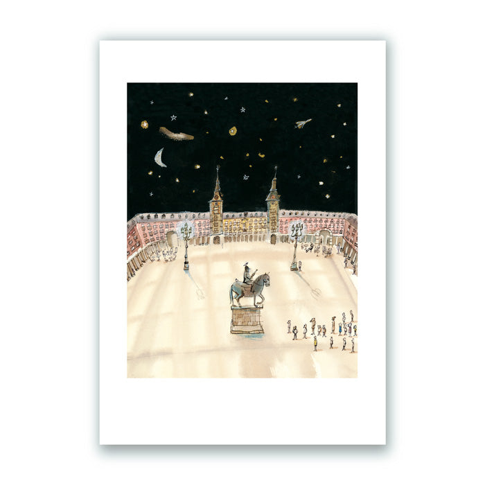 Plaza Mayor Impresión Giclée