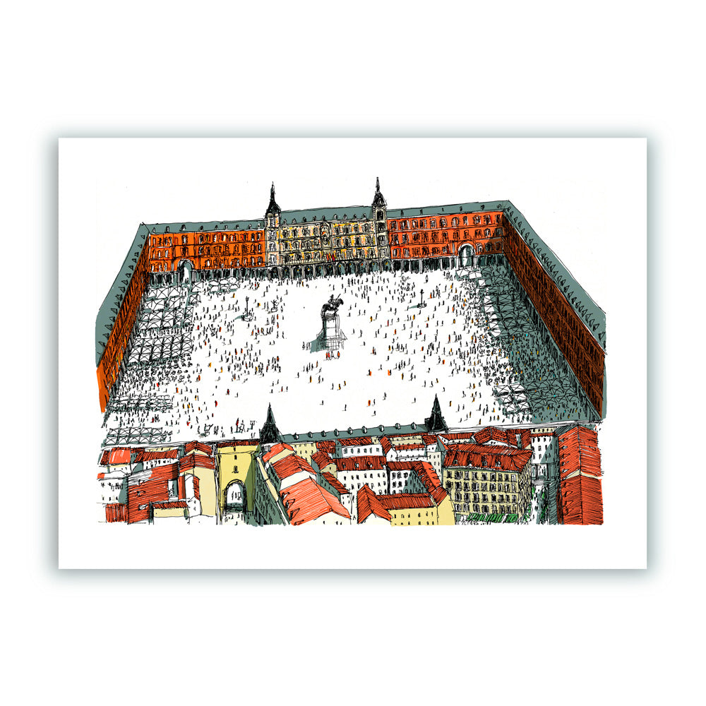 Plaza Mayor Impression Giclée A5