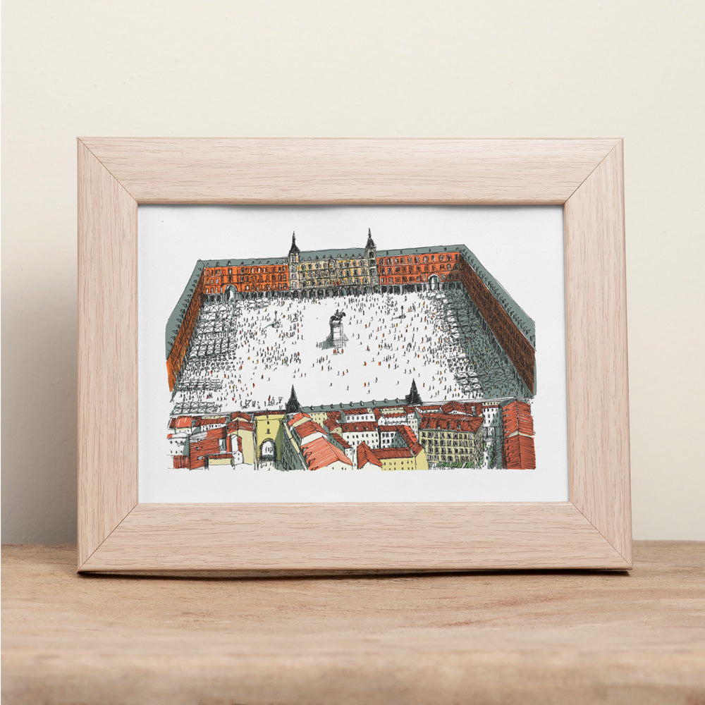 Plaza Mayor Impression Giclée A5