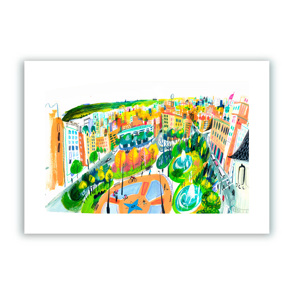 Plaça Catalunya Giclée Print