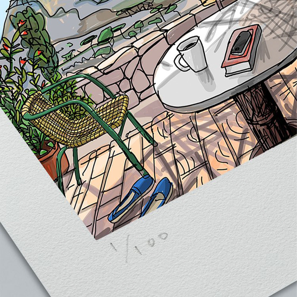 Porche de La Plana Impresión Fine Art A3