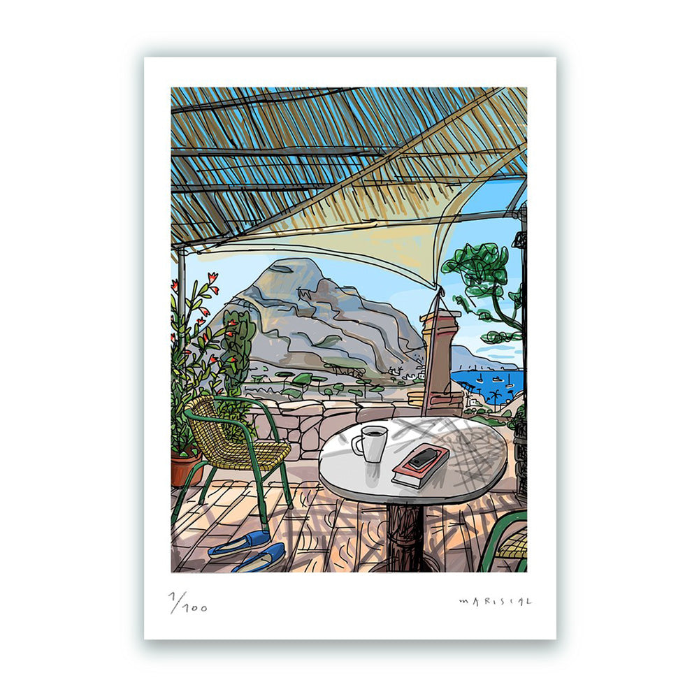 Porche de La Plana Impresión Fine Art A3