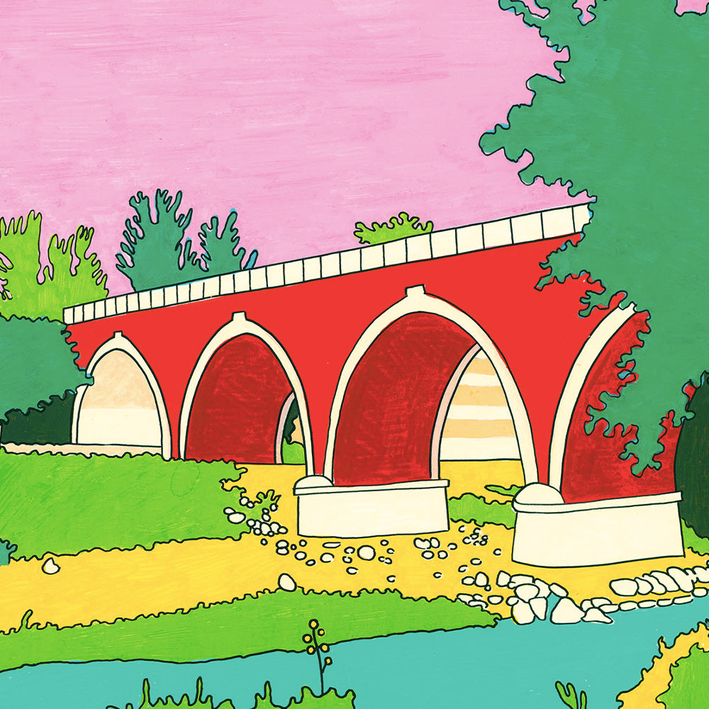 Madrid - Puente de los Franceses Impresión Giclée