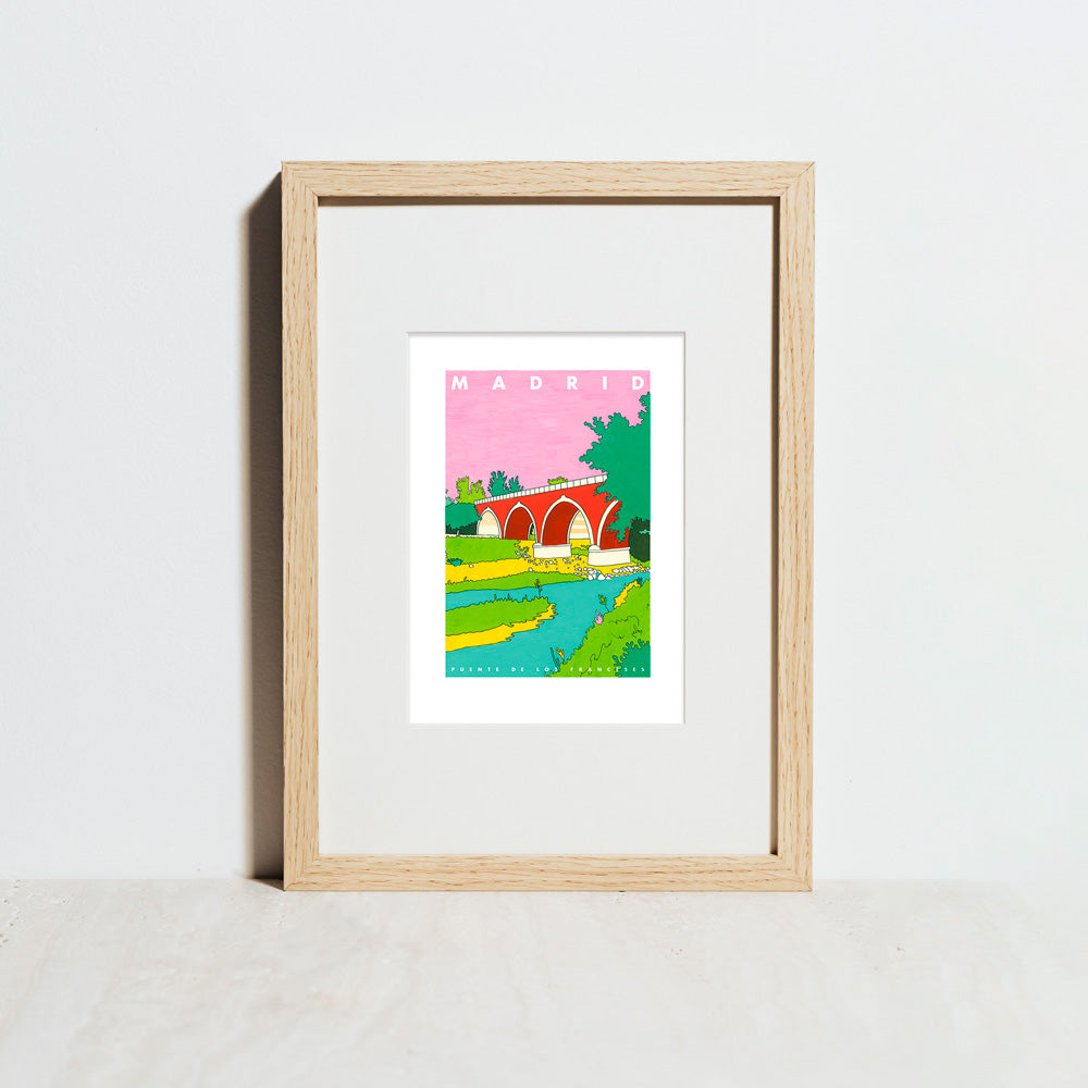Madrid - Puente de los Franceses Impresión Giclée