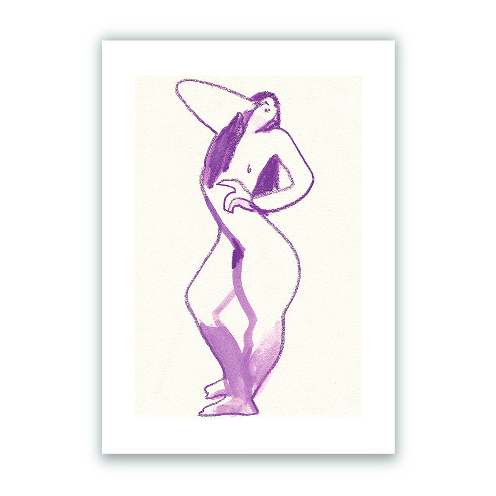 Purple Model Impresión Giclée
