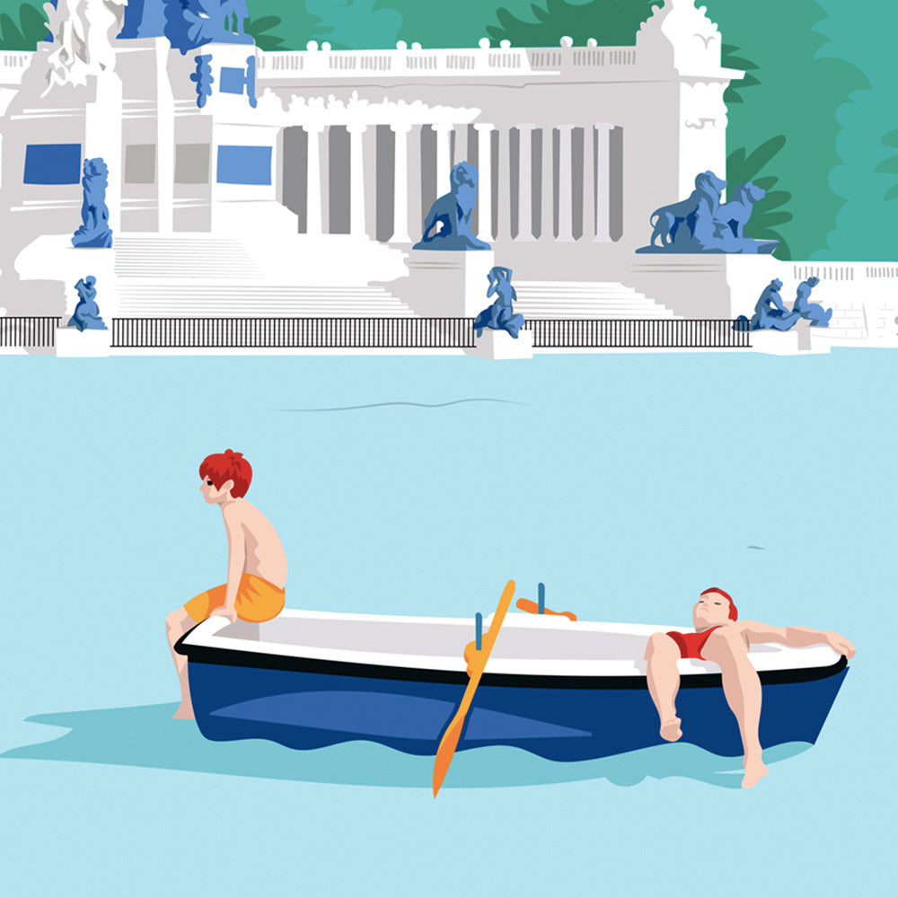 El Retiro Giclée Print