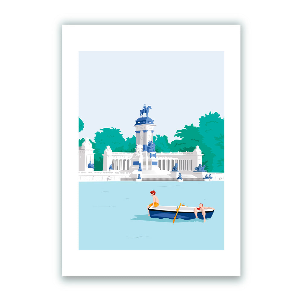 El Retiro Giclée Print