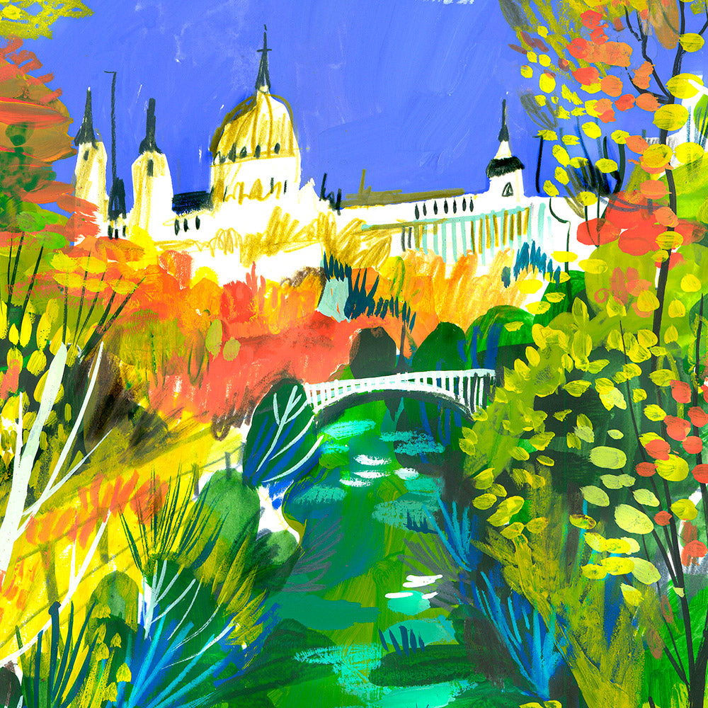 La Ribera del Manzanares Impression Giclée A5