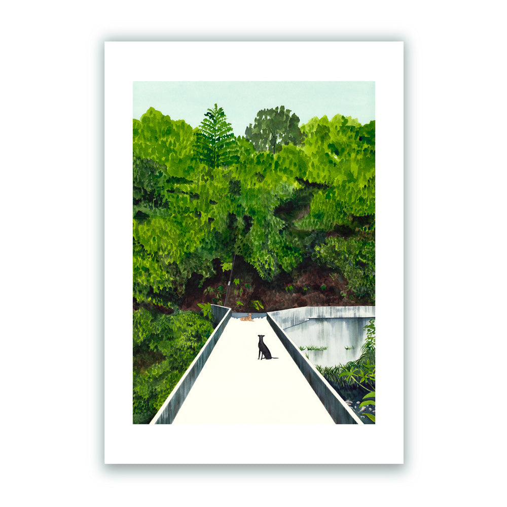River Guards Impression Giclée