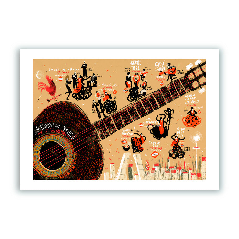 Ruta Flamenca Impresión Giclée