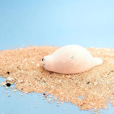 Pole Pole Wooden Animal Seal Floating