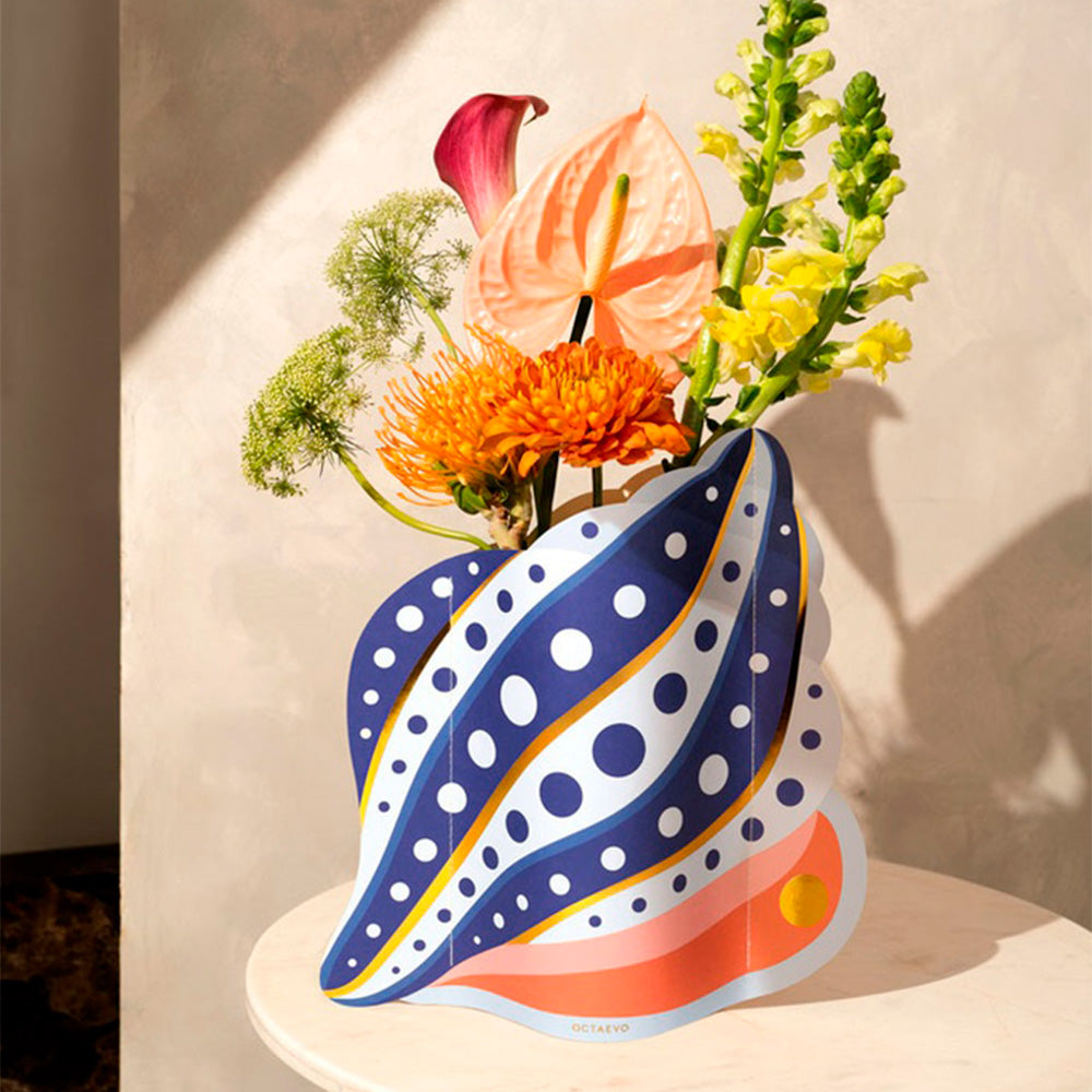 Florero de Papel Shell