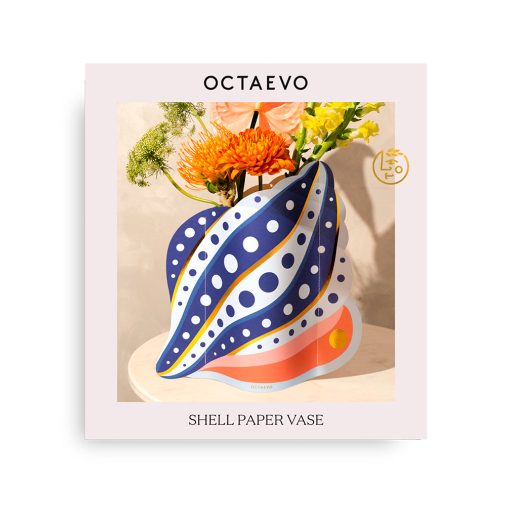 Florero de Papel Shell