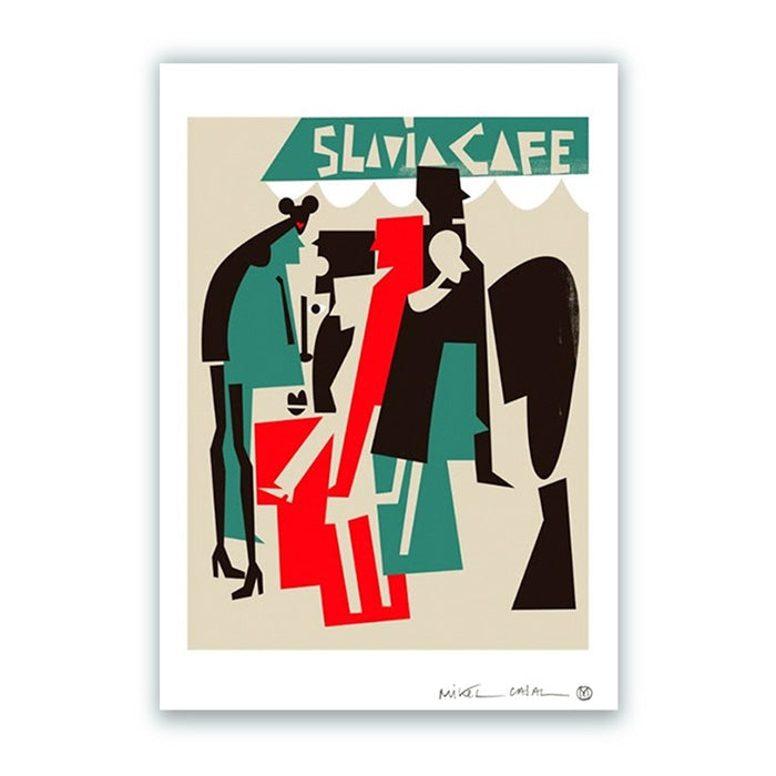 Slavia Café Impresión Giclée