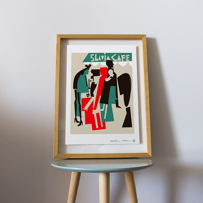 Slavia Café Impresión Giclée