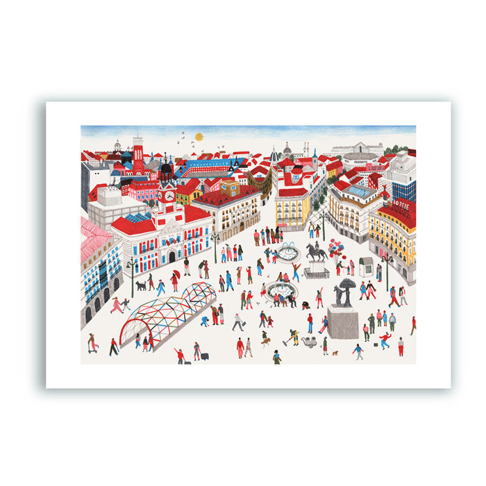 Puerta del Sol Impression Giclée A5