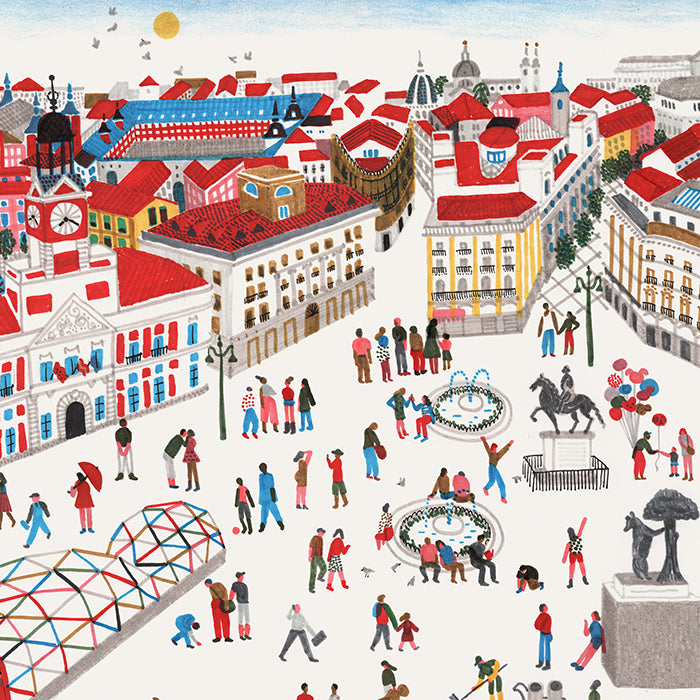 Puerta del Sol Impression Giclée A5