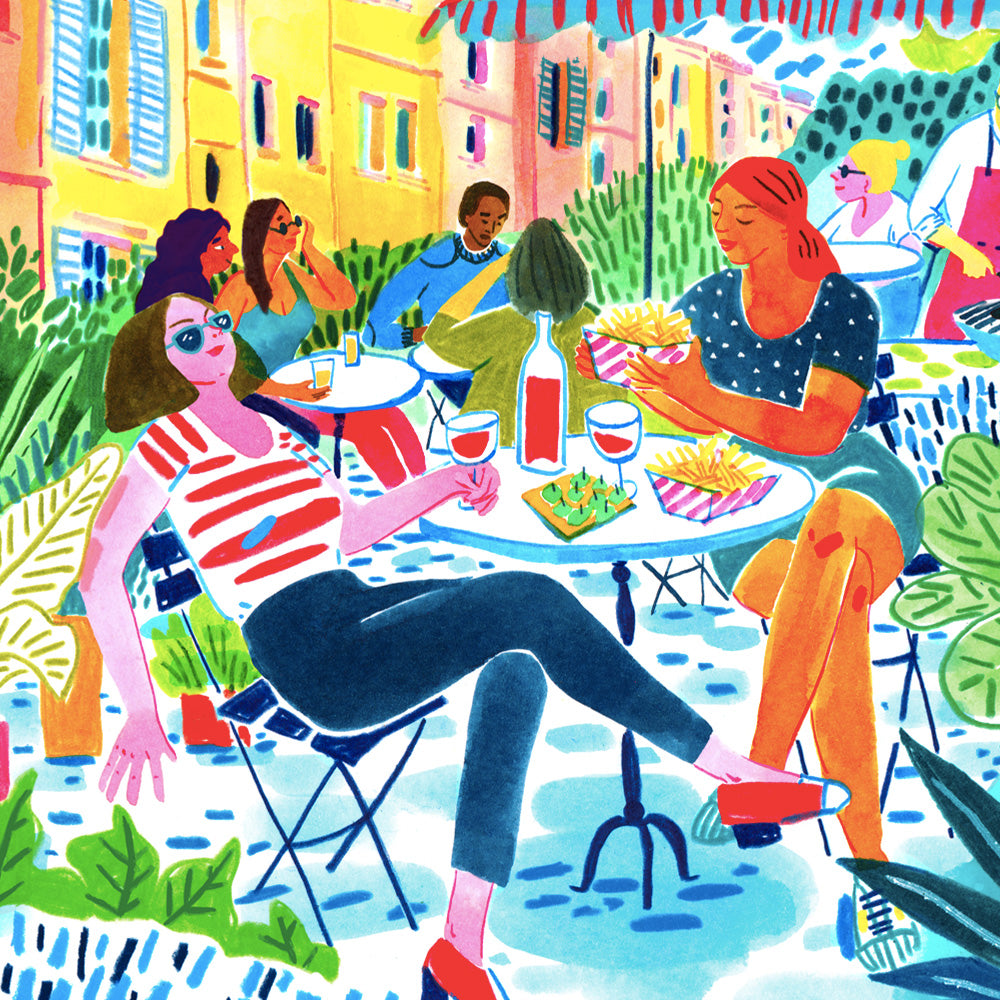 Soleil en Terrasse Giclée Print