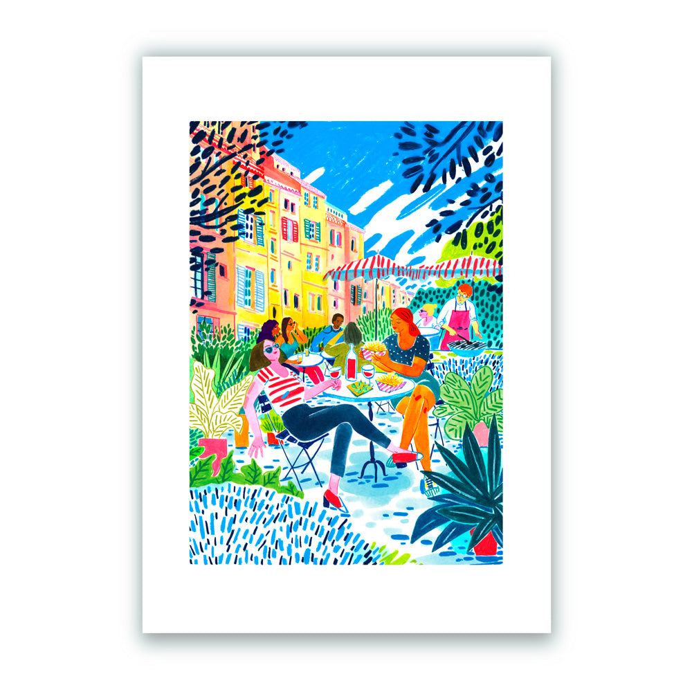 Soleil en Terrasse Giclée Print