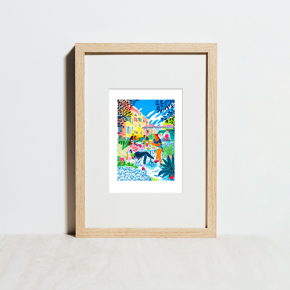 Soleil en Terrasse Giclée Print