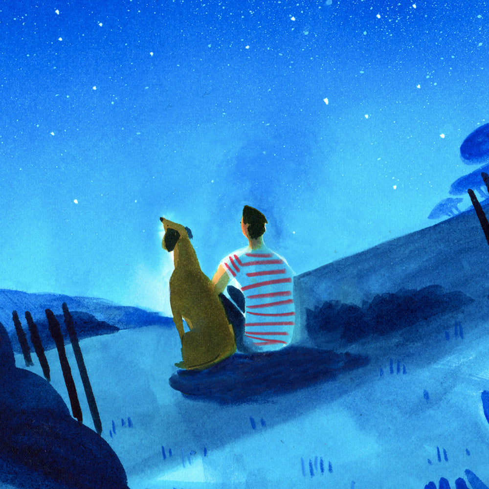 Sous les Etoiles Giclée Print