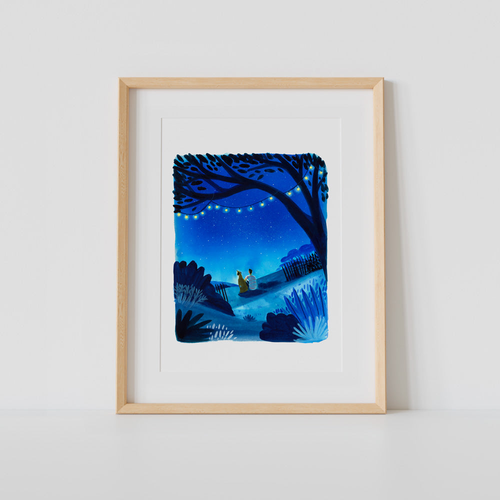 Sous les Etoiles Giclée Print