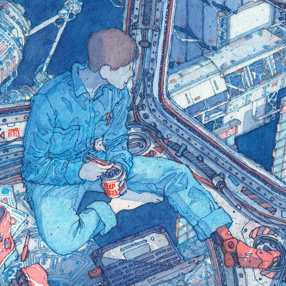 Space Noodle Impresión Giclée