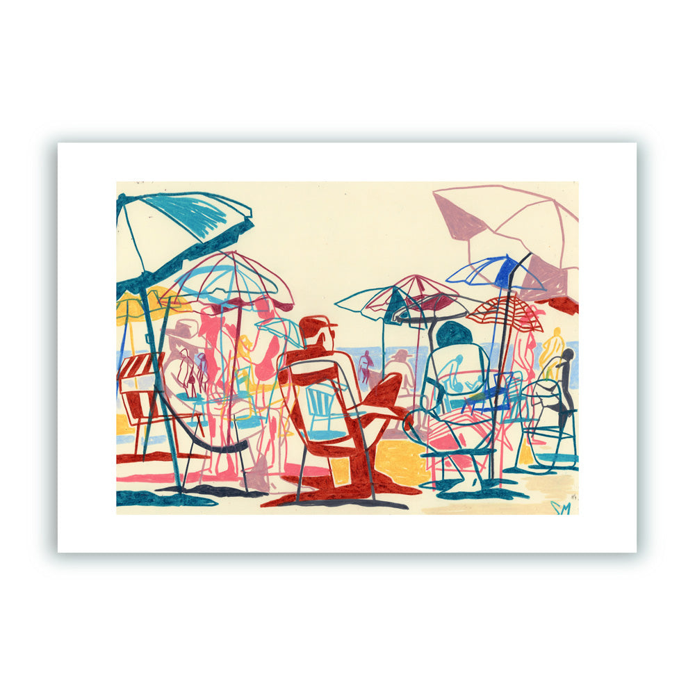 Summer Chapos Impression Giclée A5