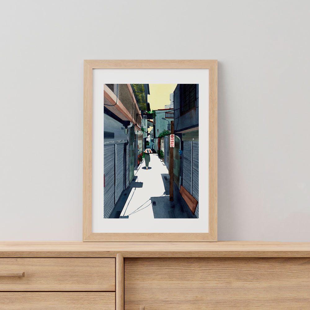 Sunshine Alley Impresión Giclée