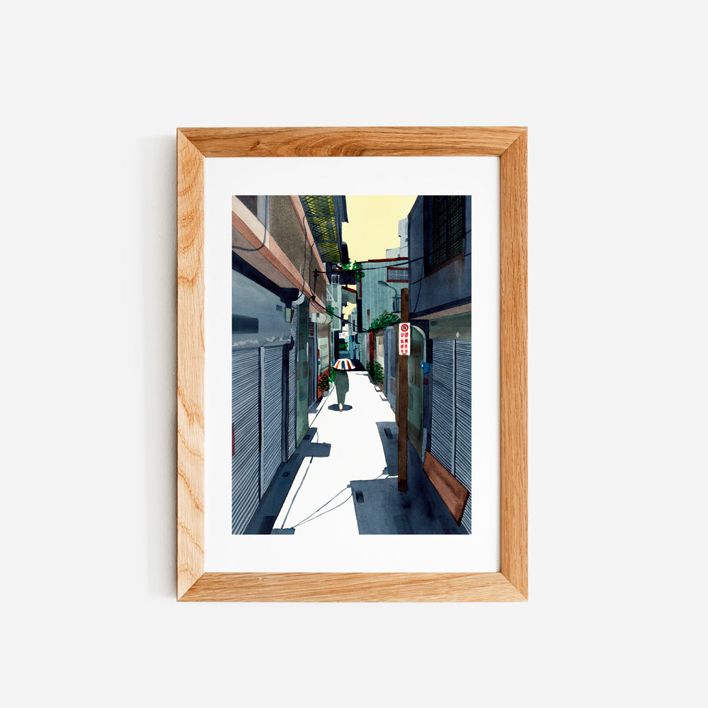 Sunshine Alley Impresión Giclée