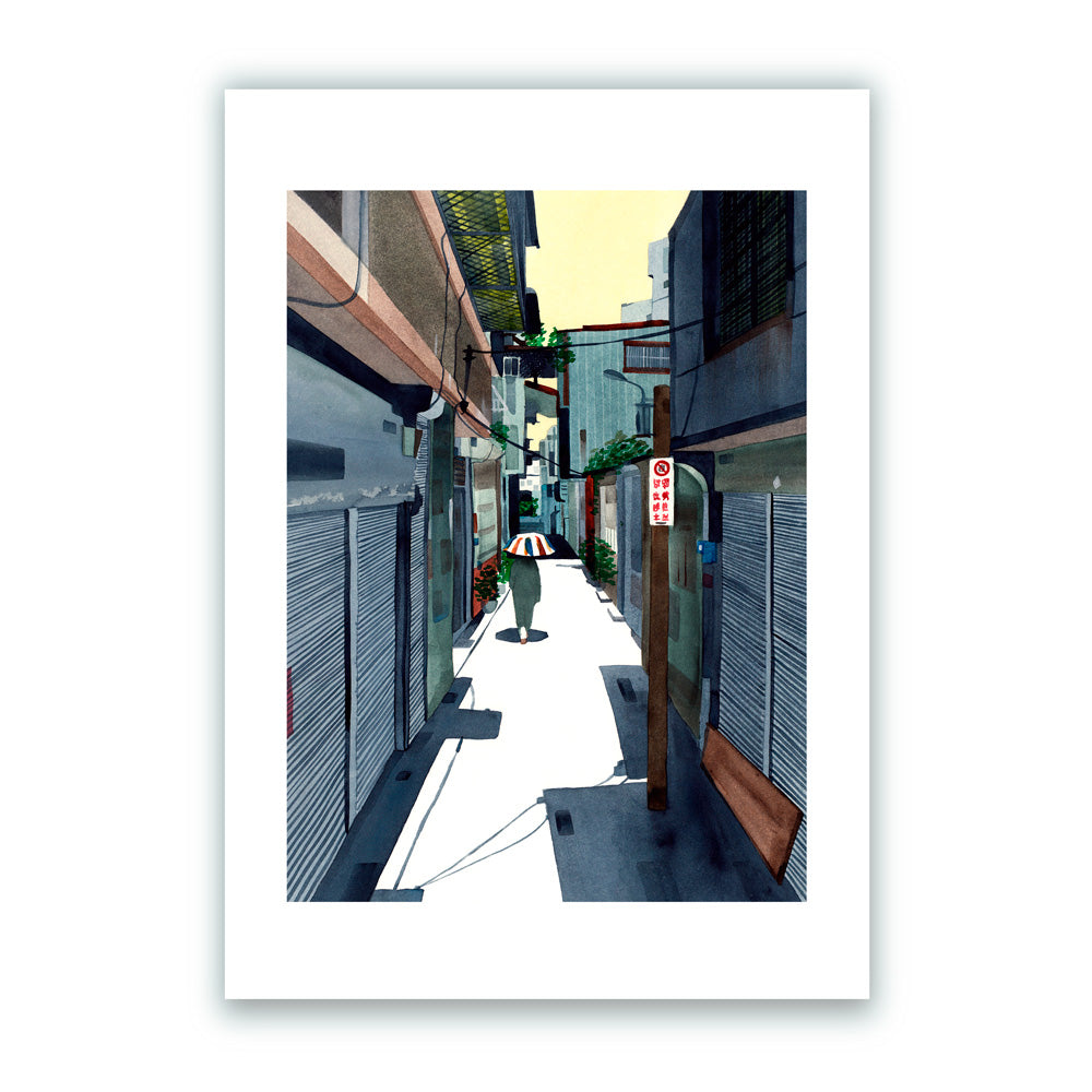 Sunshine Alley Impresión Giclée