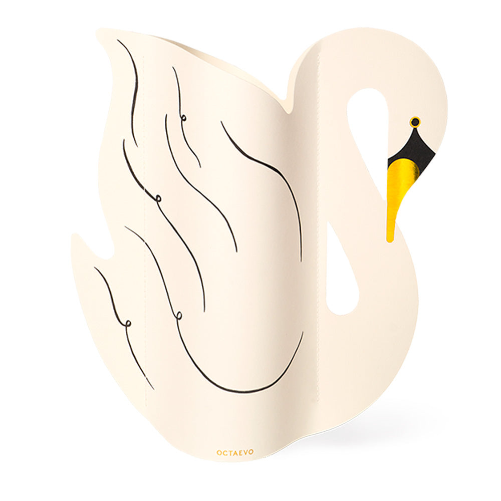 Florero de Papel Swan