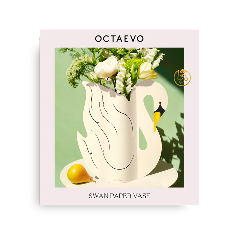 Florero de Papel Swan
