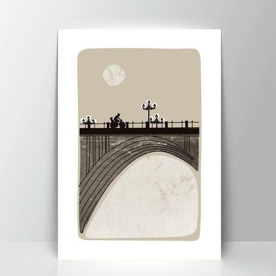 Viaducto Calle Segovia A4 Fine Art Digital Print