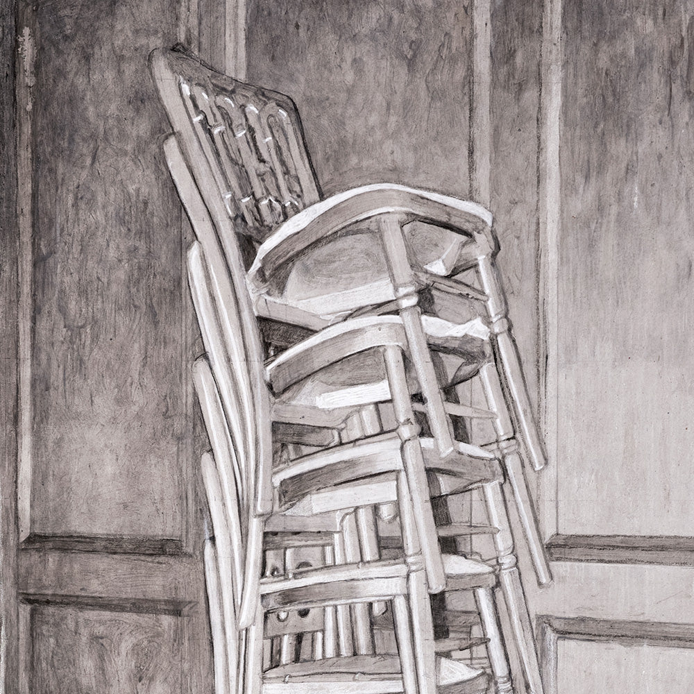 Chairs Giclée Print