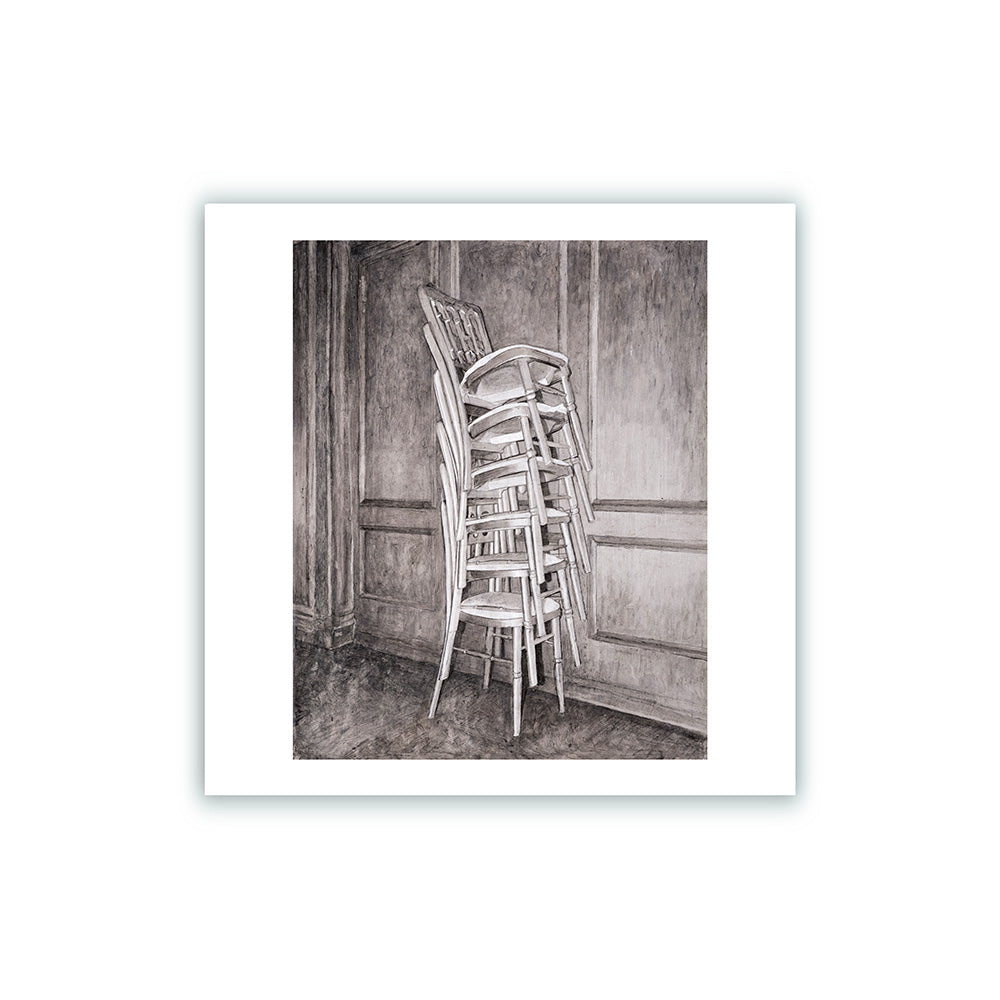Chairs Giclée Print