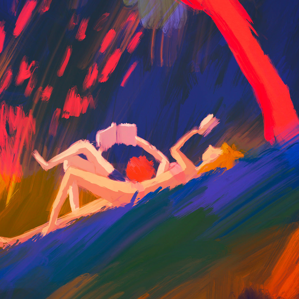 Sous les Arbres Impresión Giclée