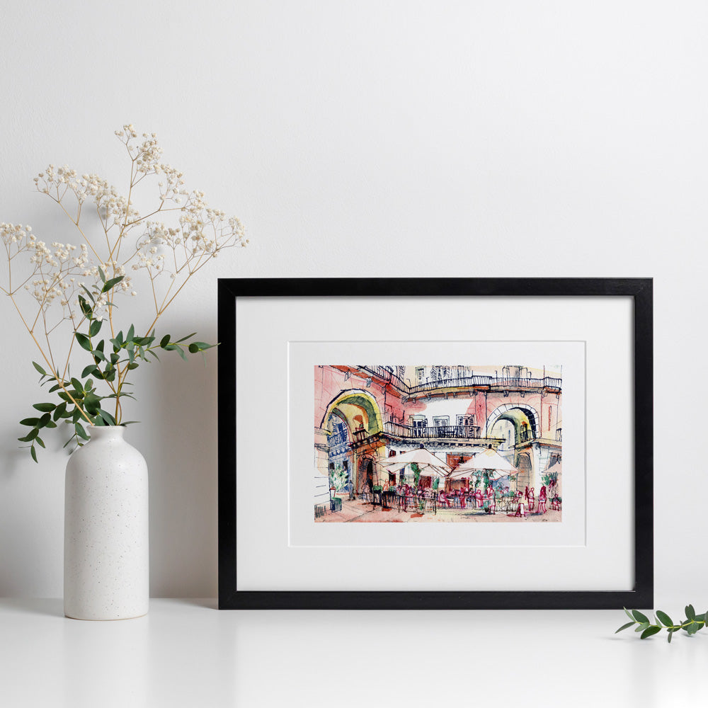 Terrazas Plaza Mayor Impresión Giclée