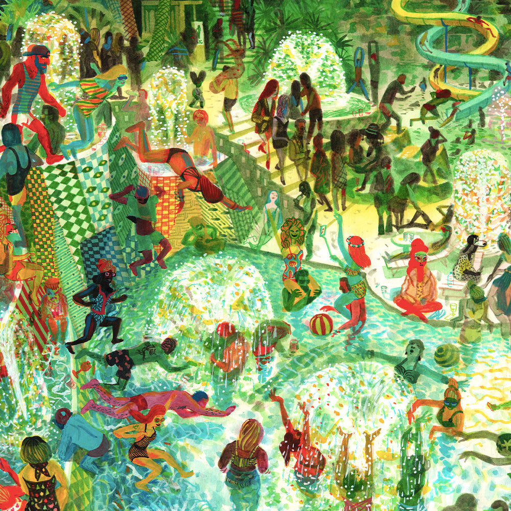 The City Pools Giclée Print