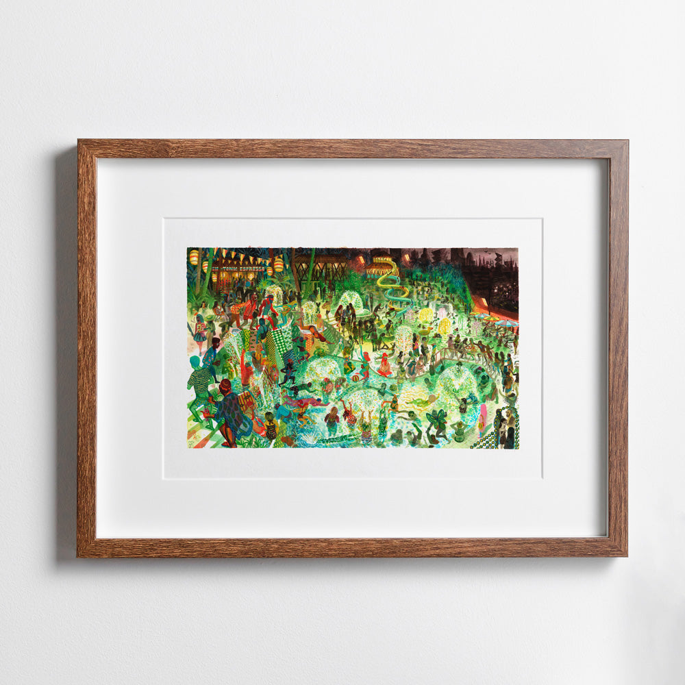 The City Pools Giclée Print