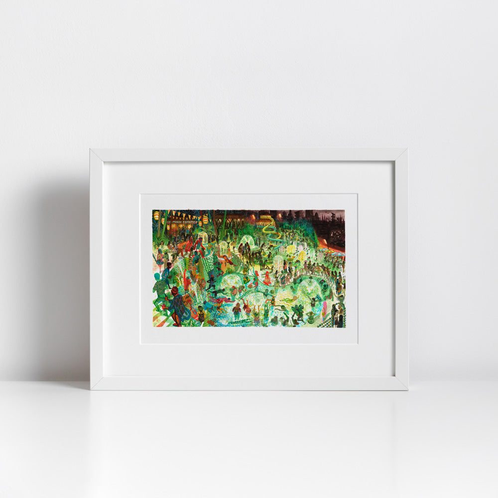 The City Pools Giclée Print