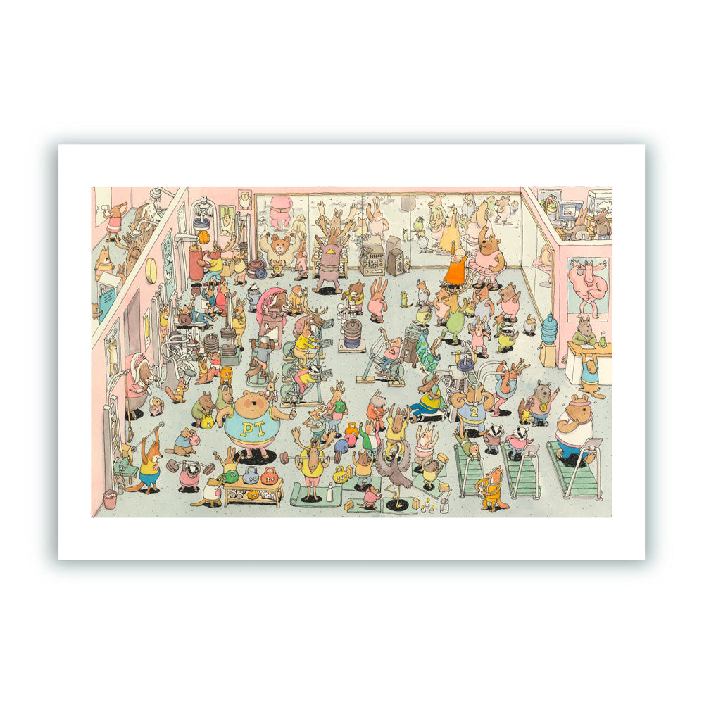 The Gym Impresión Giclée