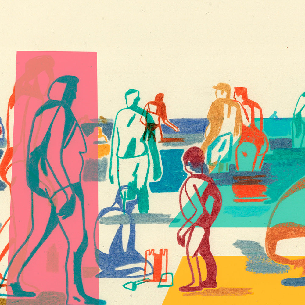 The Shore of the Beach Giclée Print