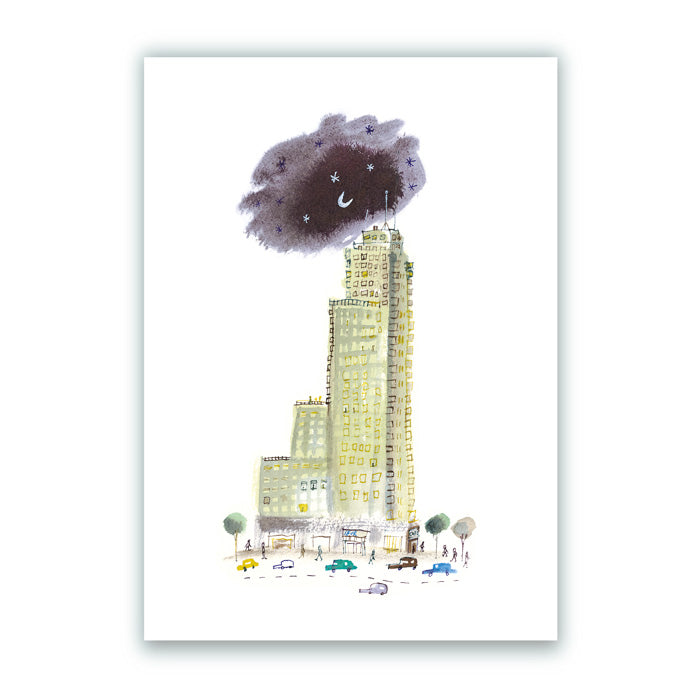 Edificio Torre Madrid Impression Giclée