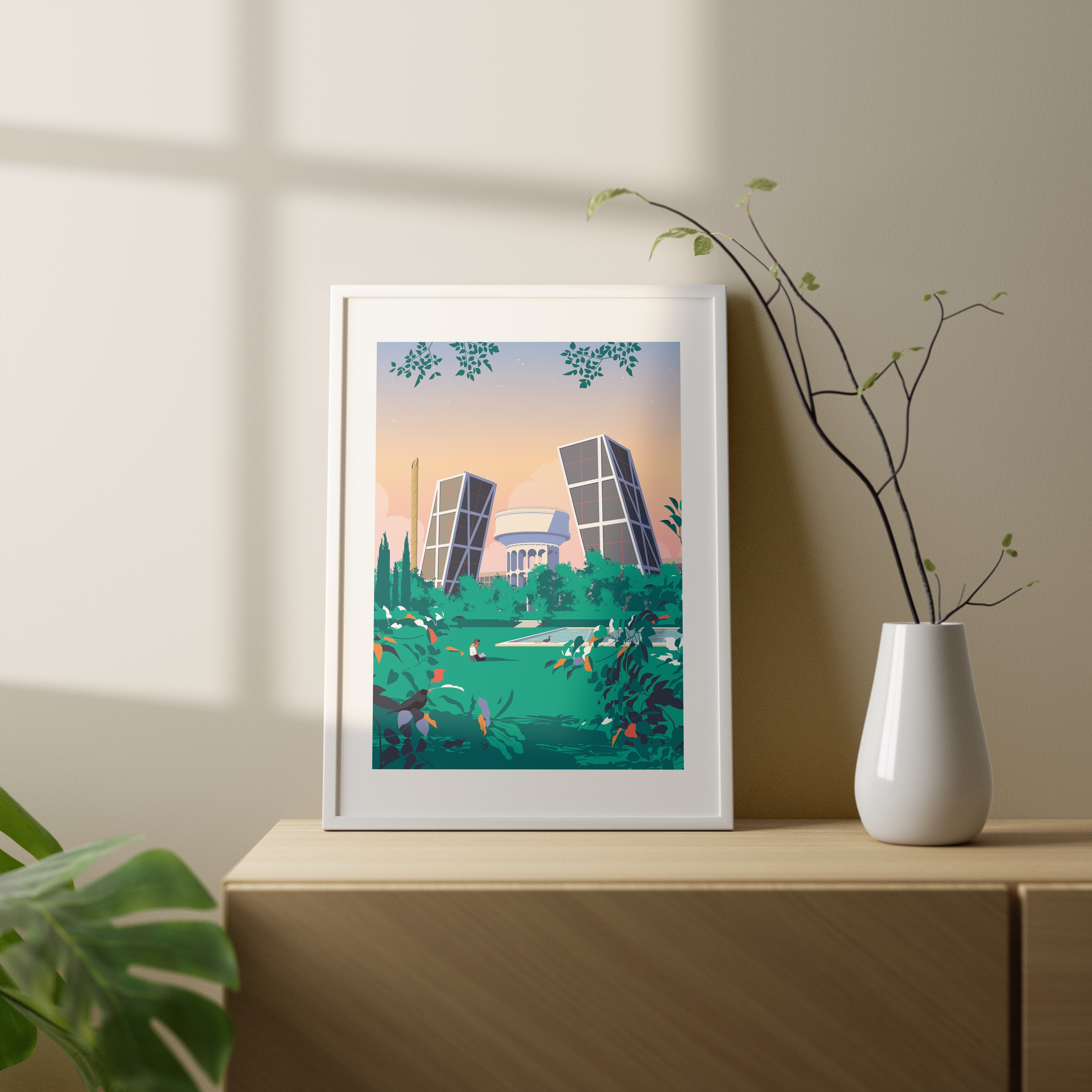 Torres Kio Impresión Giclée