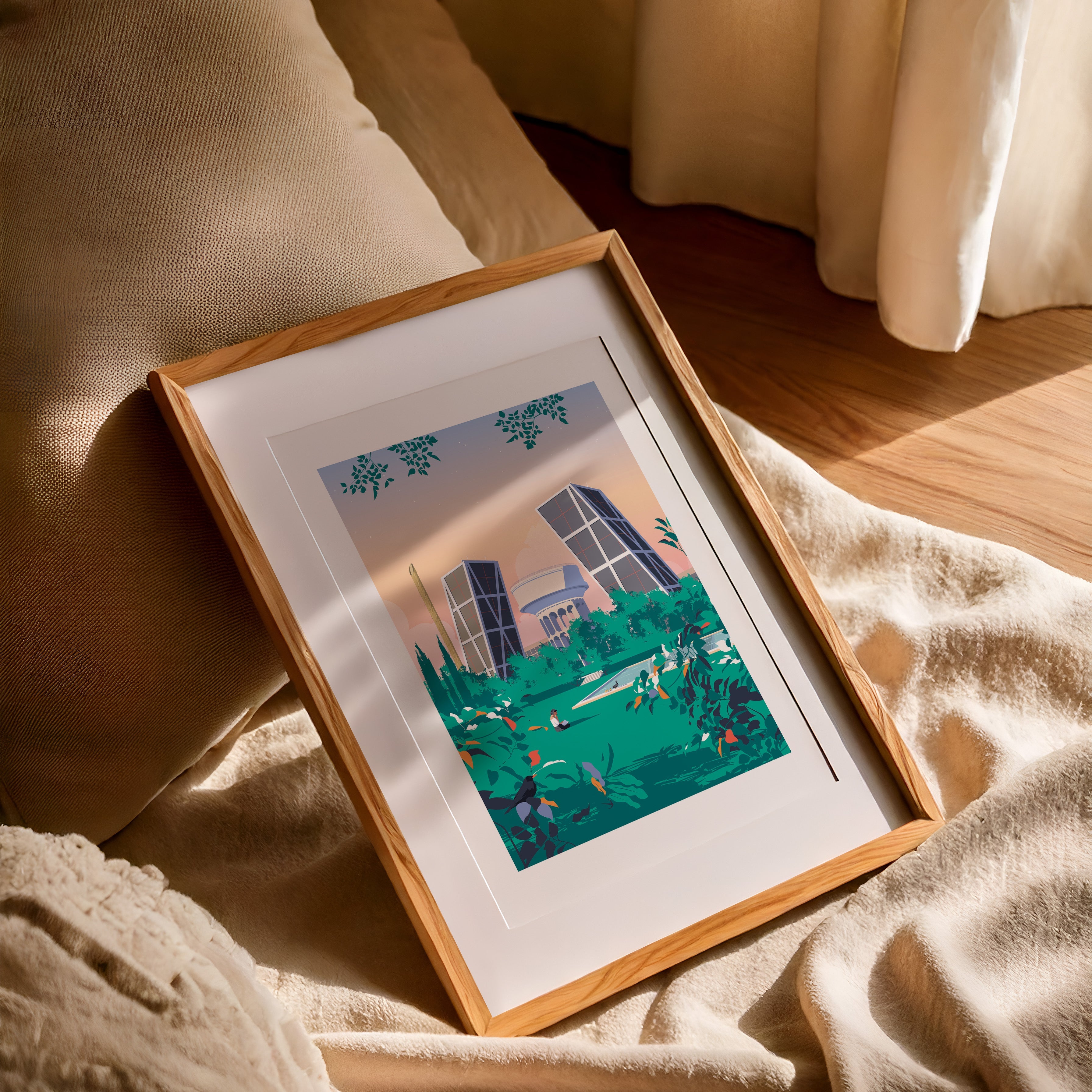 Torres Kio Impresión Giclée