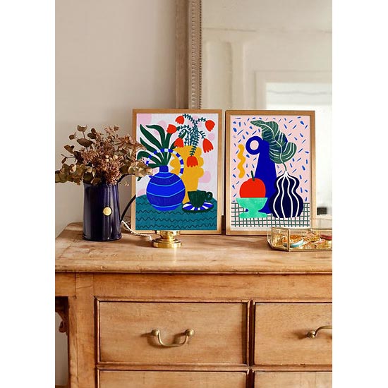 Tulips & Coffee Impression numérique A4