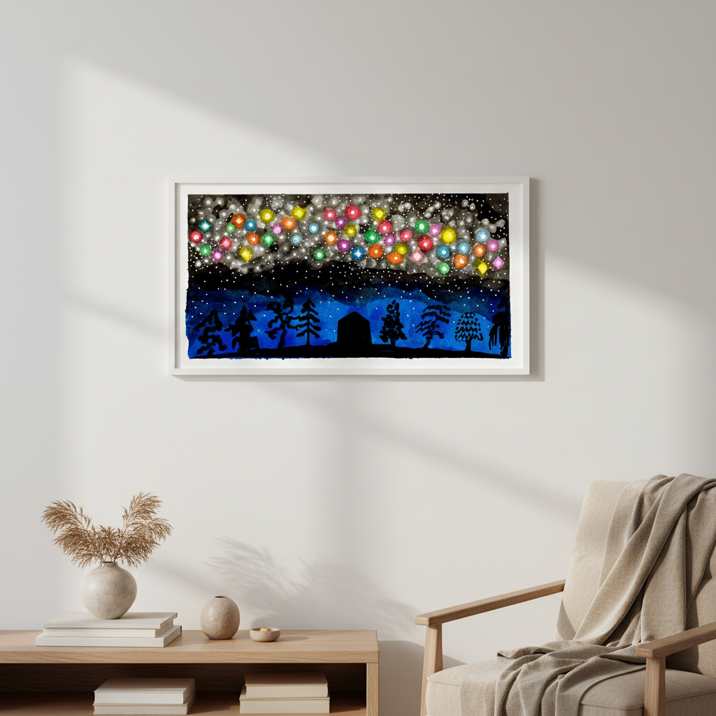 Panorámica The Universe is Inside of Impresión Giclée